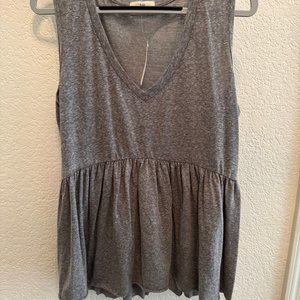 Anthropologie Grey Loose Tank